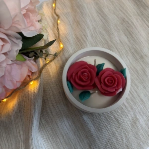 Svíčka s růžičkami - obrázek 3