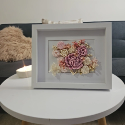 Elegantní mix květin - obraz L