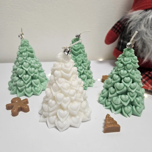 Vánoční strom - sójová svíčka M