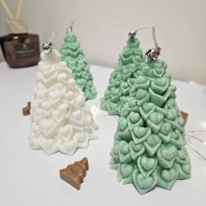 Vánoční strom - sójová svíčka M - obrázek 3