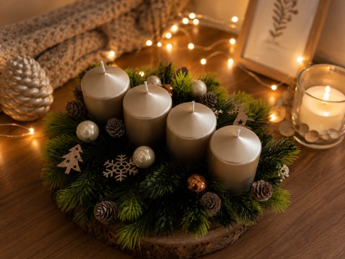 Zlatý advent - adventní svícen